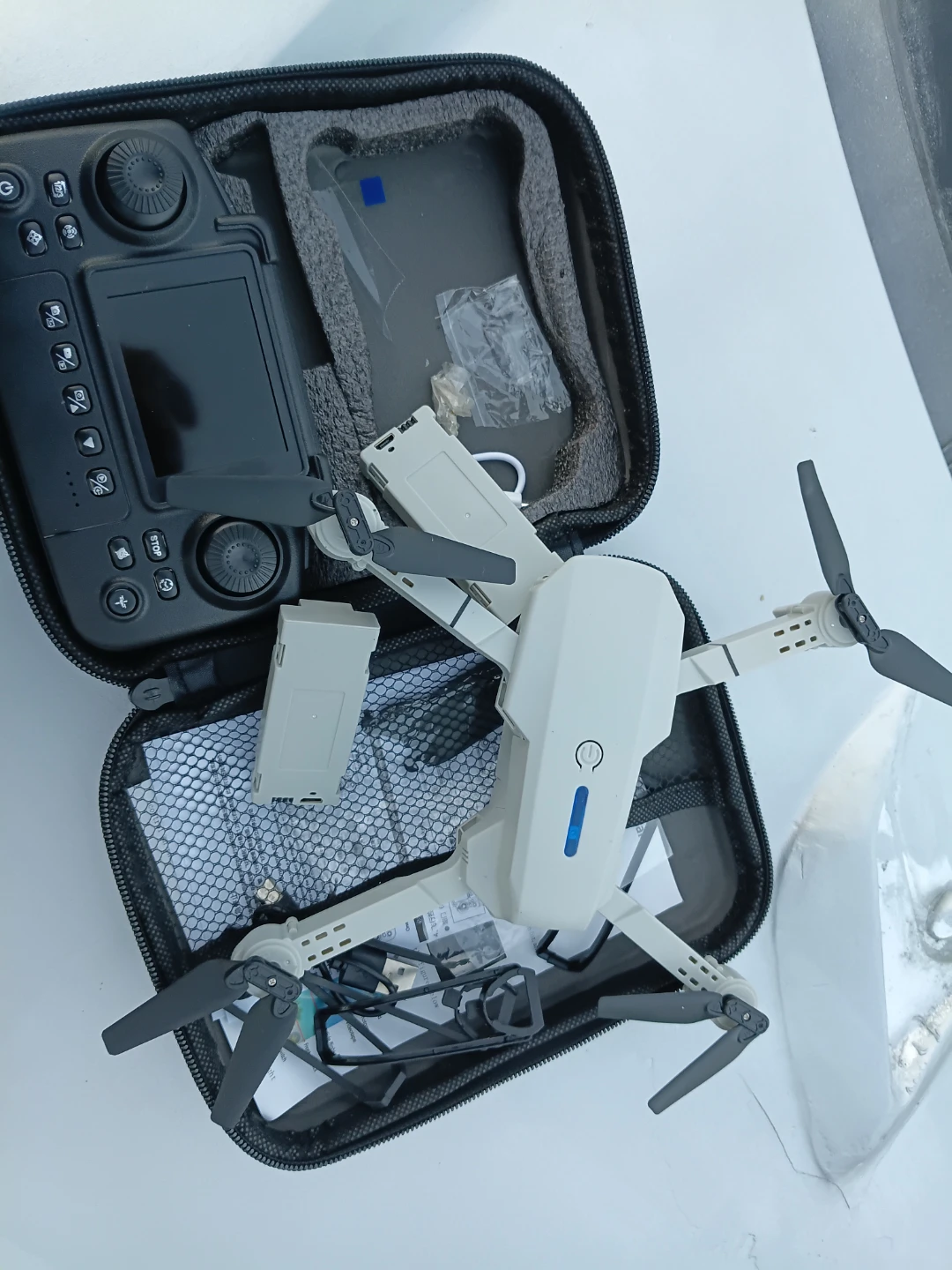 KY UFO Folding Drone with Controller and Case