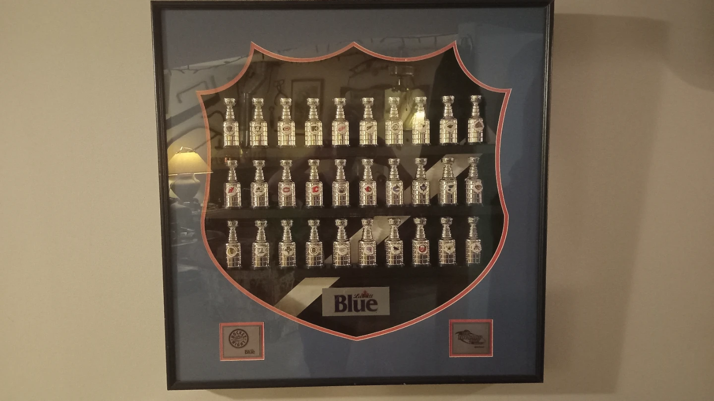Labatt Blue NHL Team Mini Stanley Cup Collection