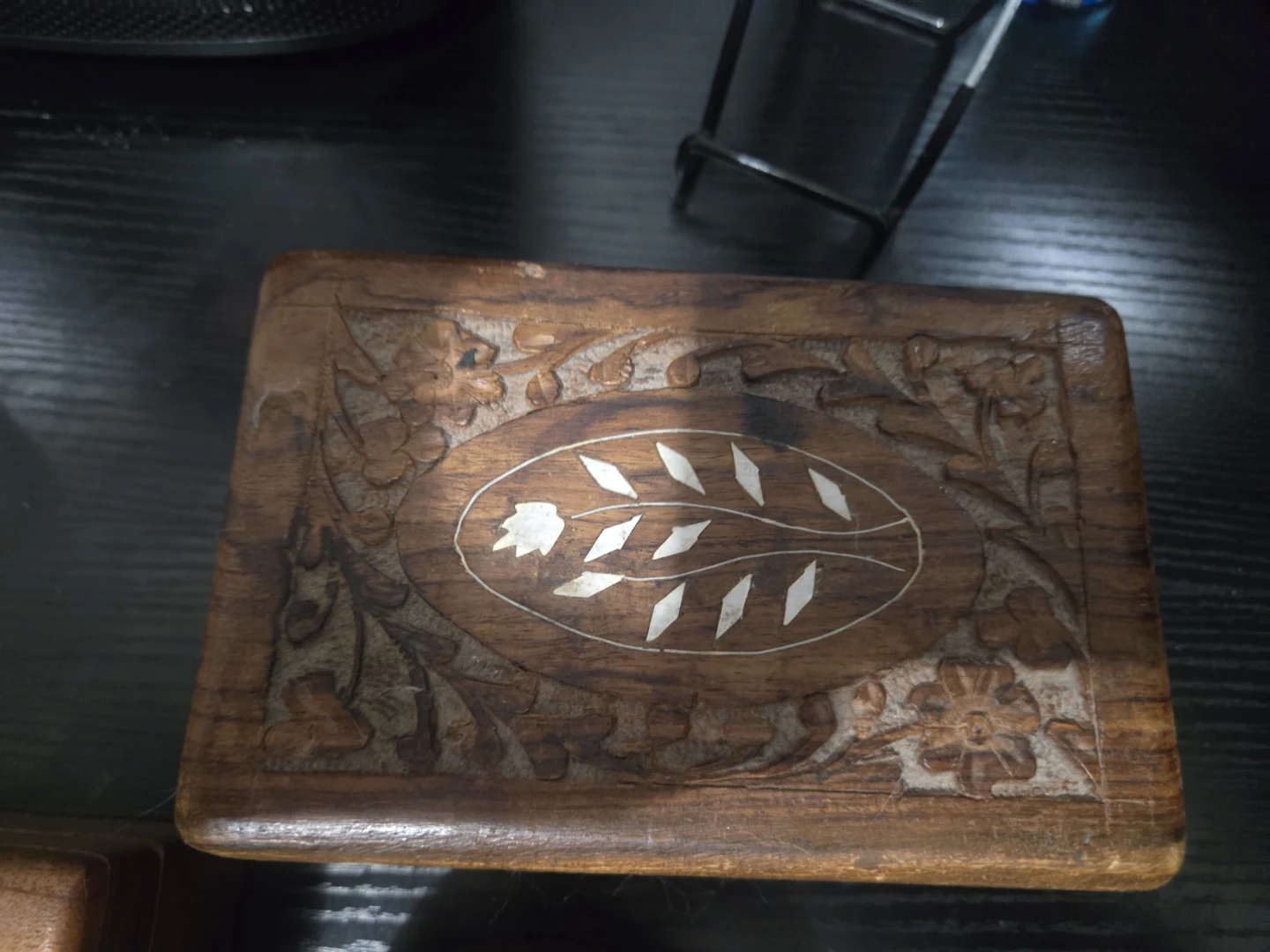 Set of Three Wooden Keepsake Boxes - photo 3