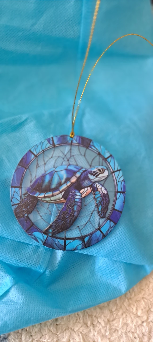 Sea Turtle Hanging Ornament - photo 2