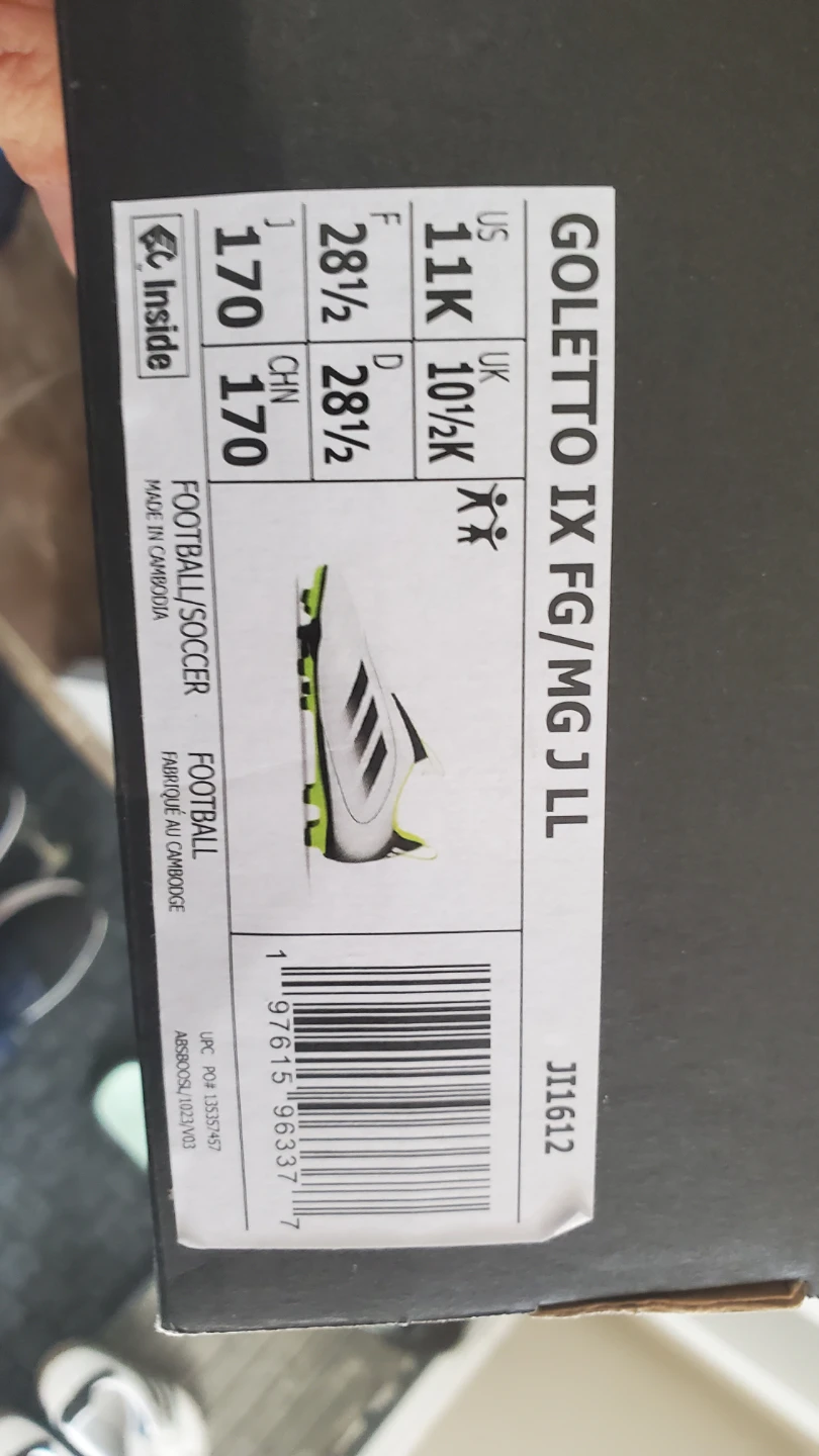 Adidas Goletto Soccer Cleats Size 10.5 - photo 2