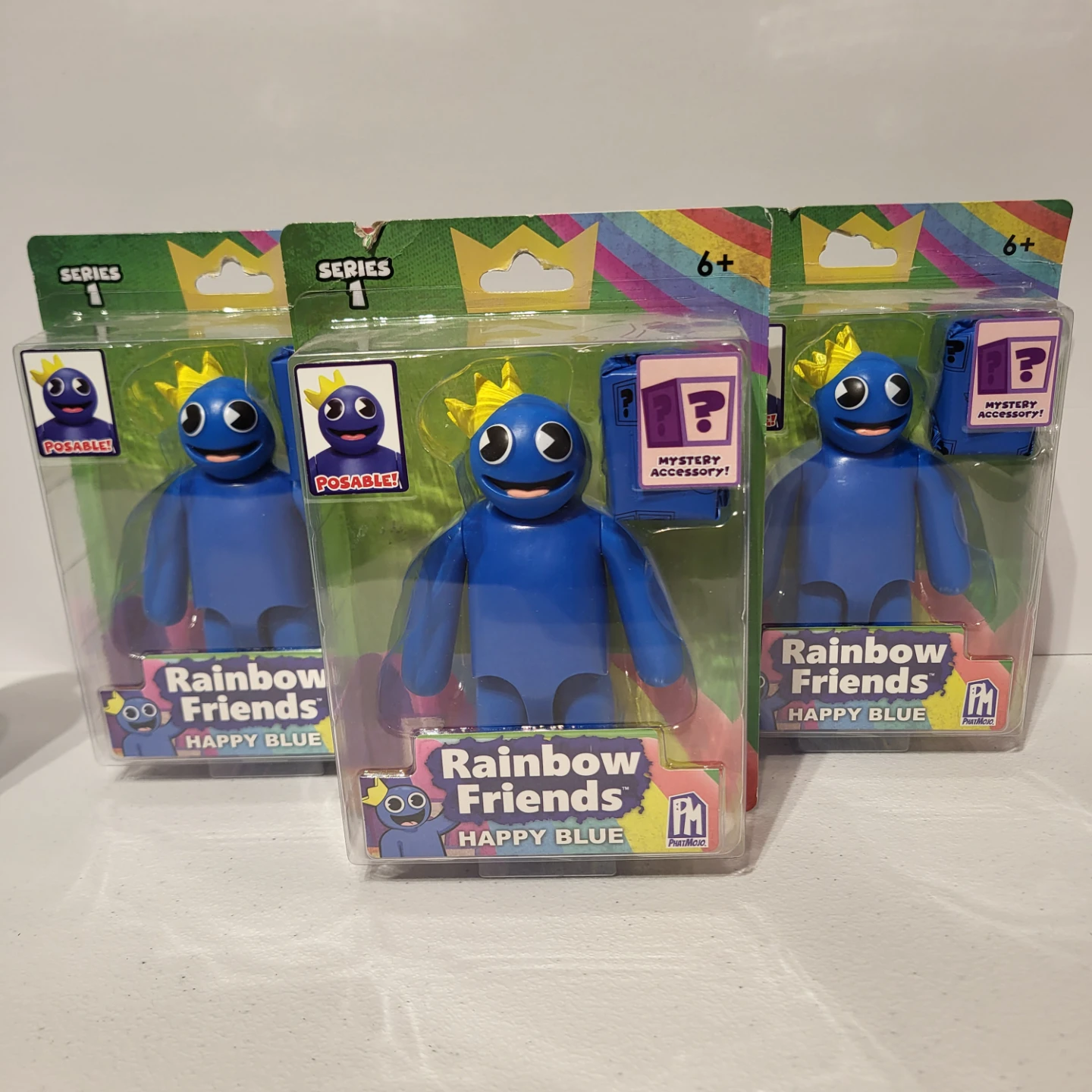 PhatMojo Rainbow Friends Series 1 Happy Blue Figure - photo 4