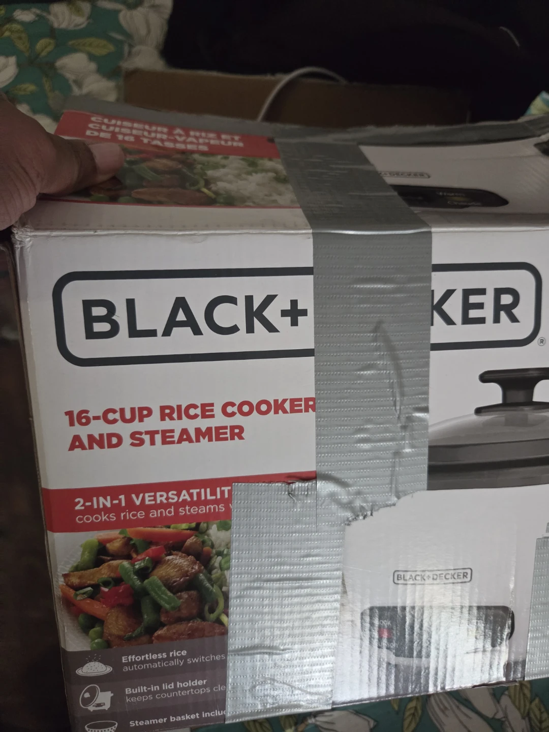 Black+Decker 16-Cup Rice Cooker and Steamer - photo 2