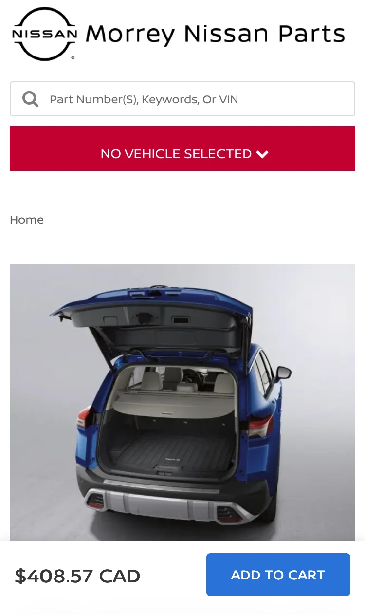 2021-2026 Nissan Rogue Rear Trunk Cargo Cover - photo 5