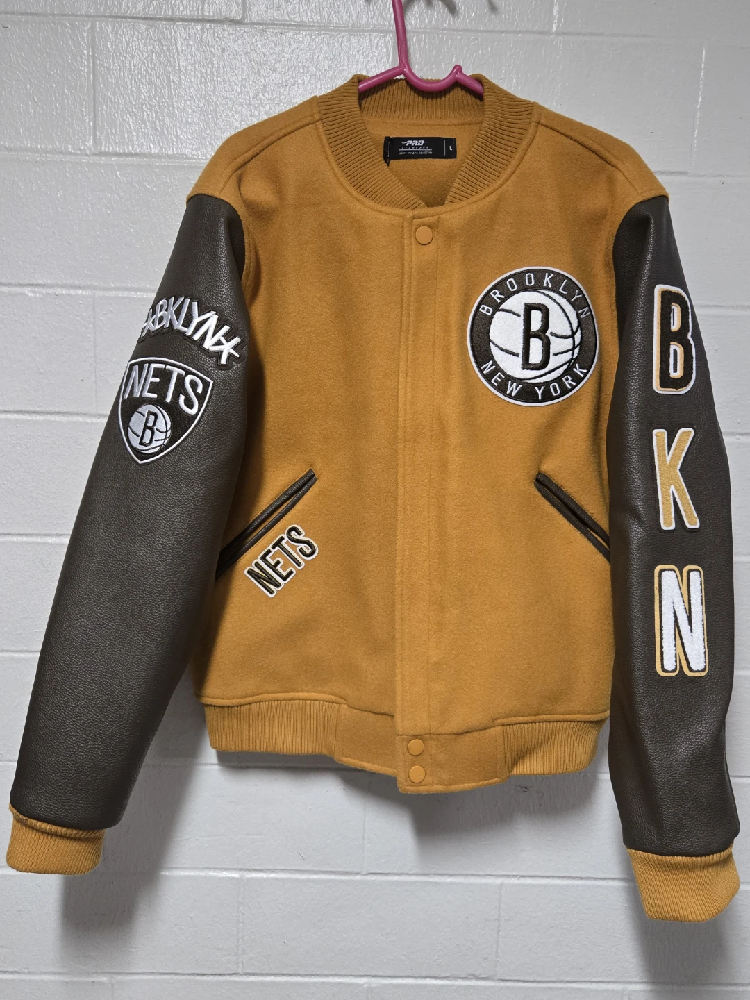 New Pro Standard Brooklyn Nets Jacket / Wool Varsity Coat