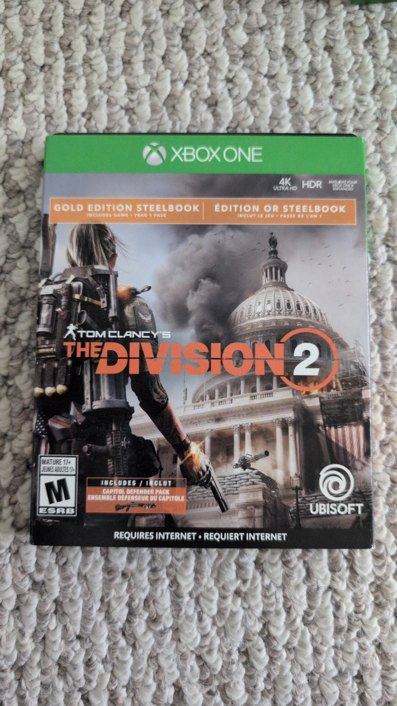 Tom Clancy's The Division 2 Gold Edition Steelbook Xbox One