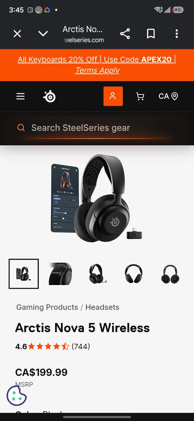 SteelSeries Arctis Nova 5 Wireless Gaming Headset - photo 4