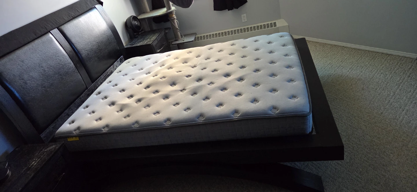 Queen size bed and mattress - photo 2