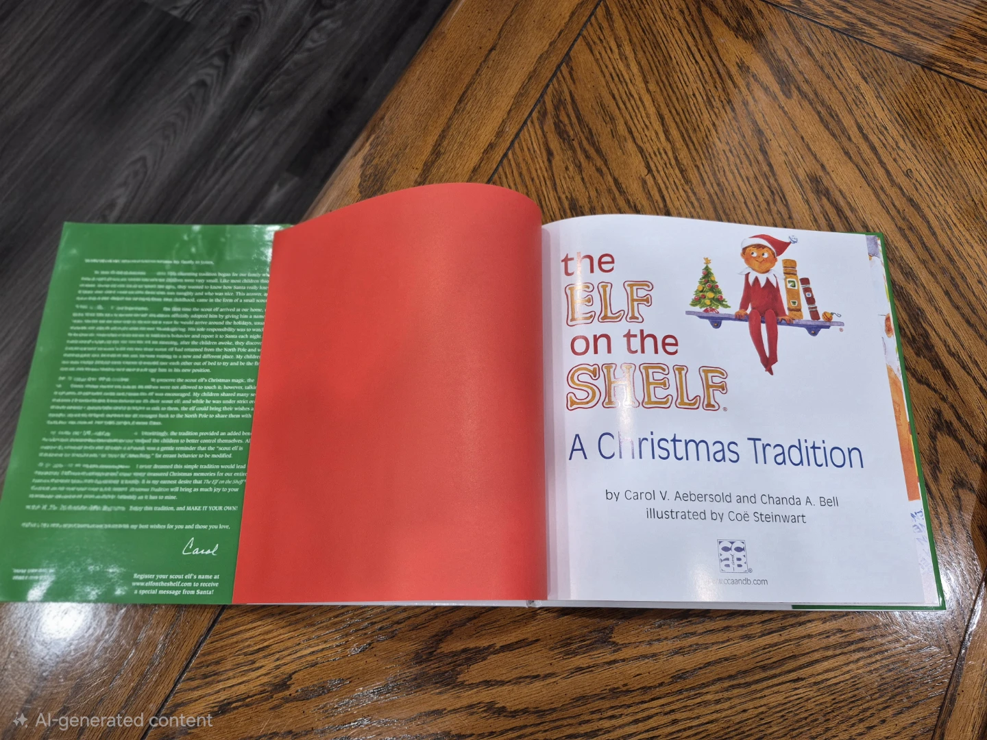 The Elf on the Shelf: A Christmas Tradition hardcover book - photo 2