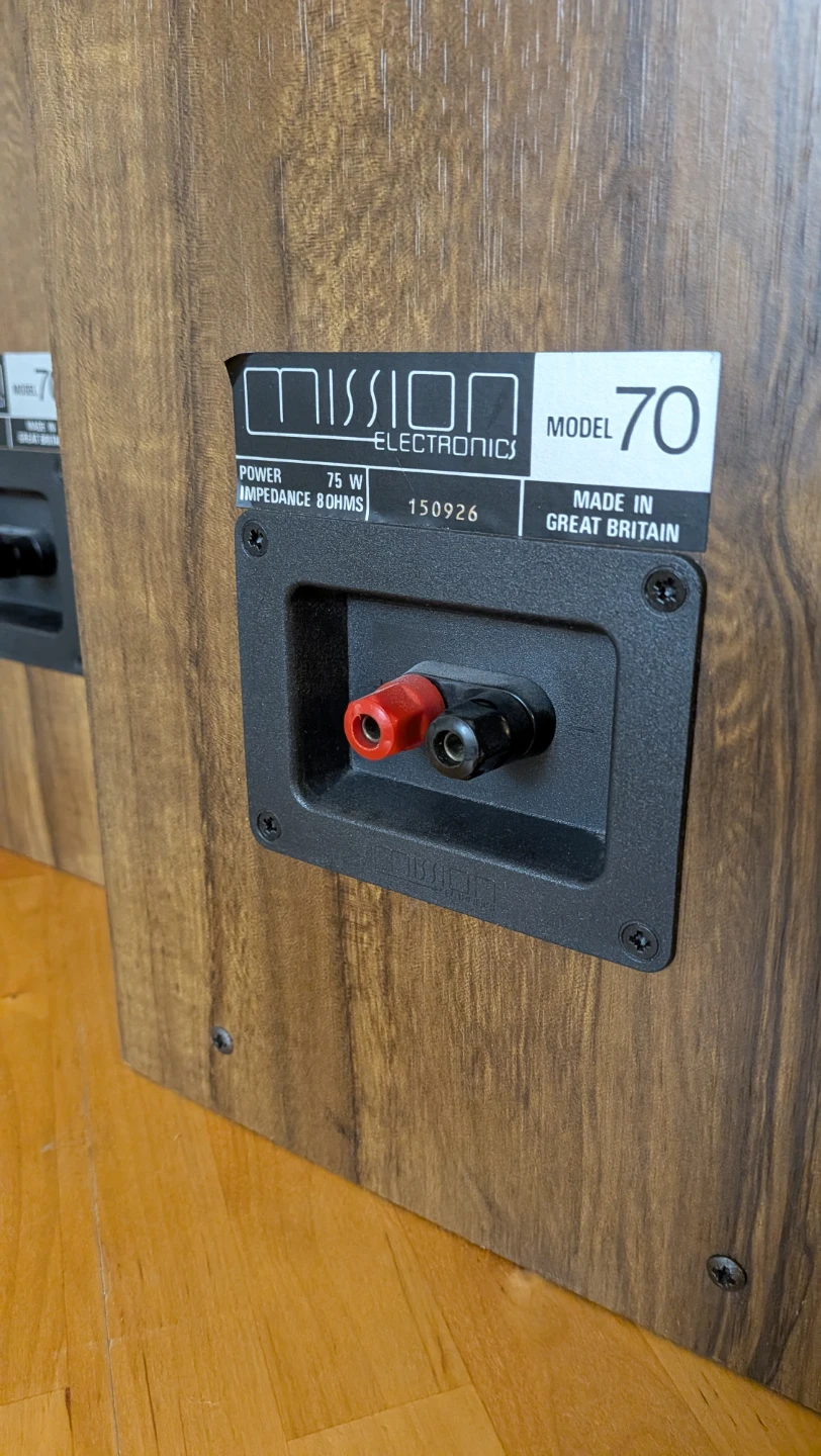 Mission Model 70 Vintage Speakers - Made in England - photo 3