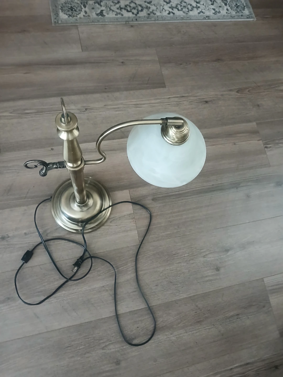 Vintage Style Brass Desk Lamp