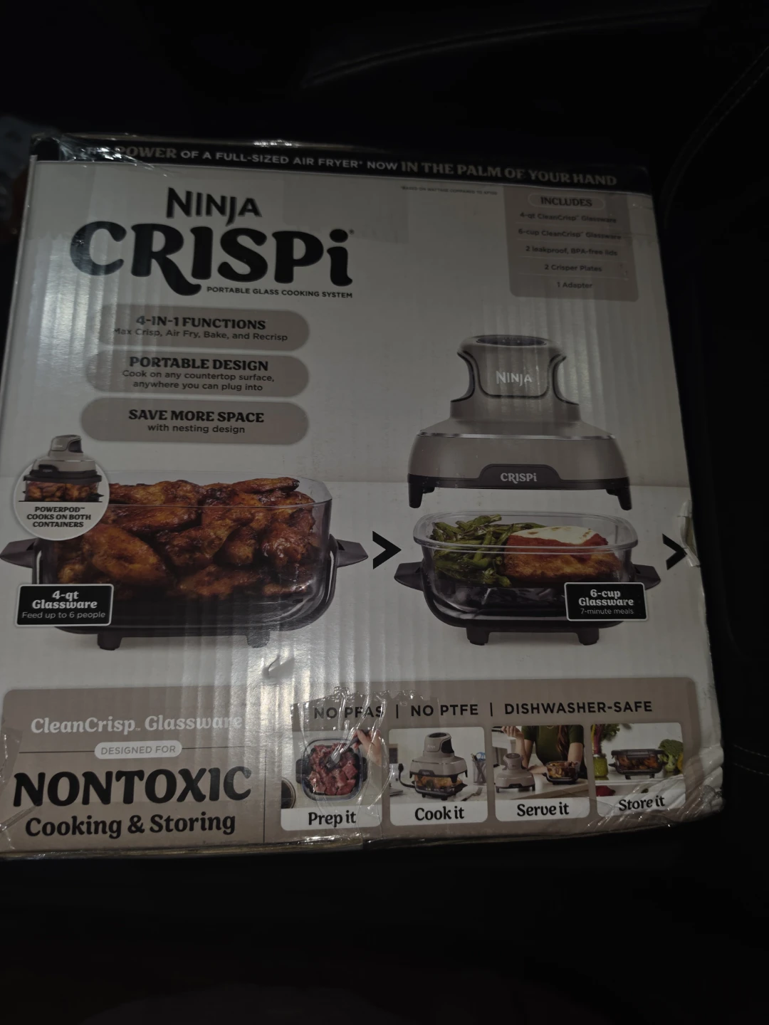 Ninja CRISPi Portable Glass Cooking System - photo 3