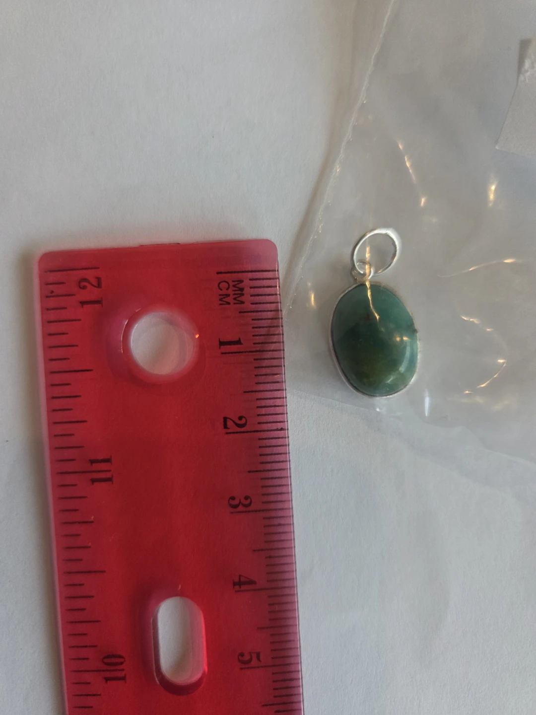 Oval Turquoise Gemstone Pendant - photo 3