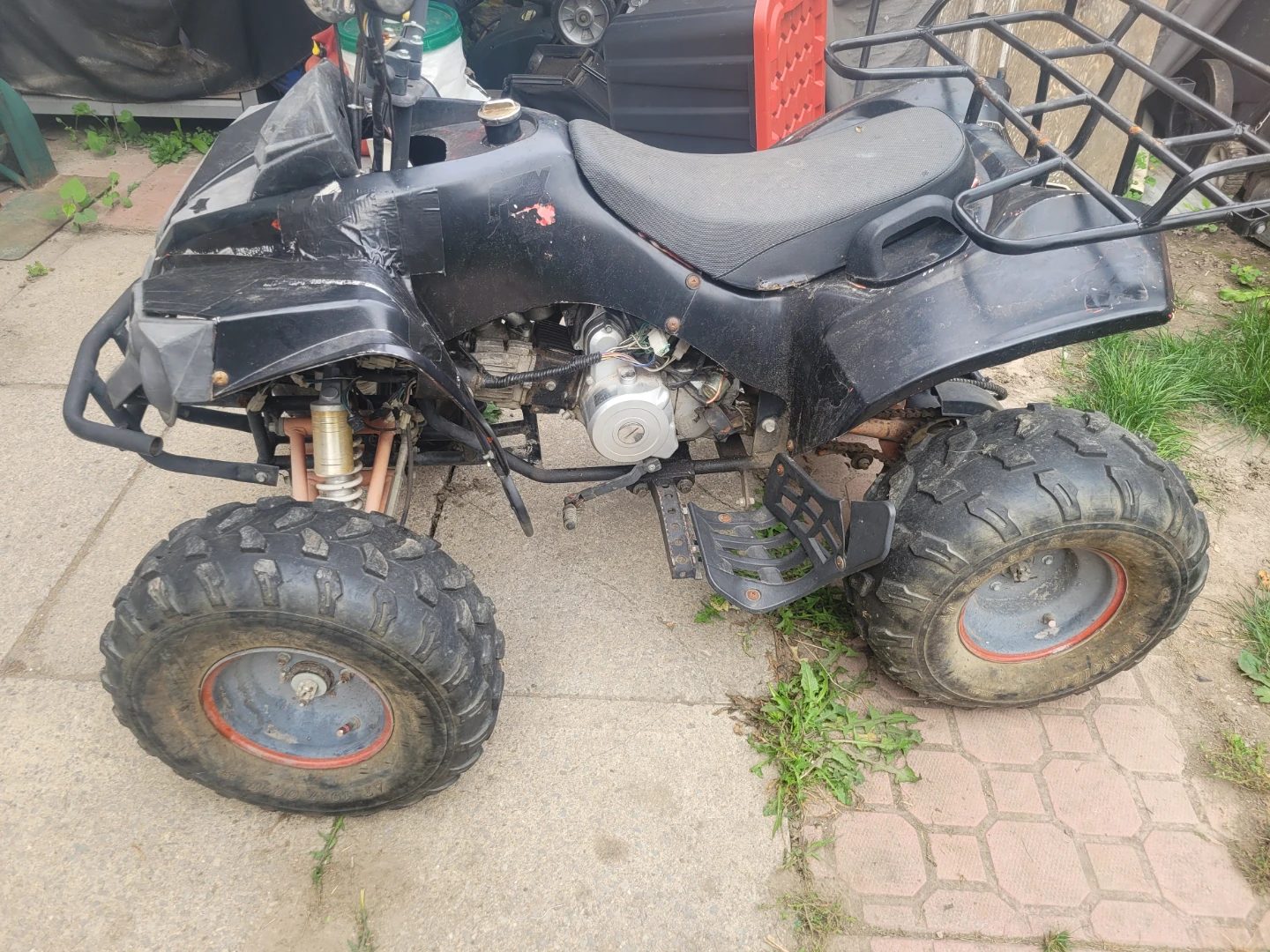 Sanli ATV quad bike Black 125 cc ATV 4 Whell - photo 2