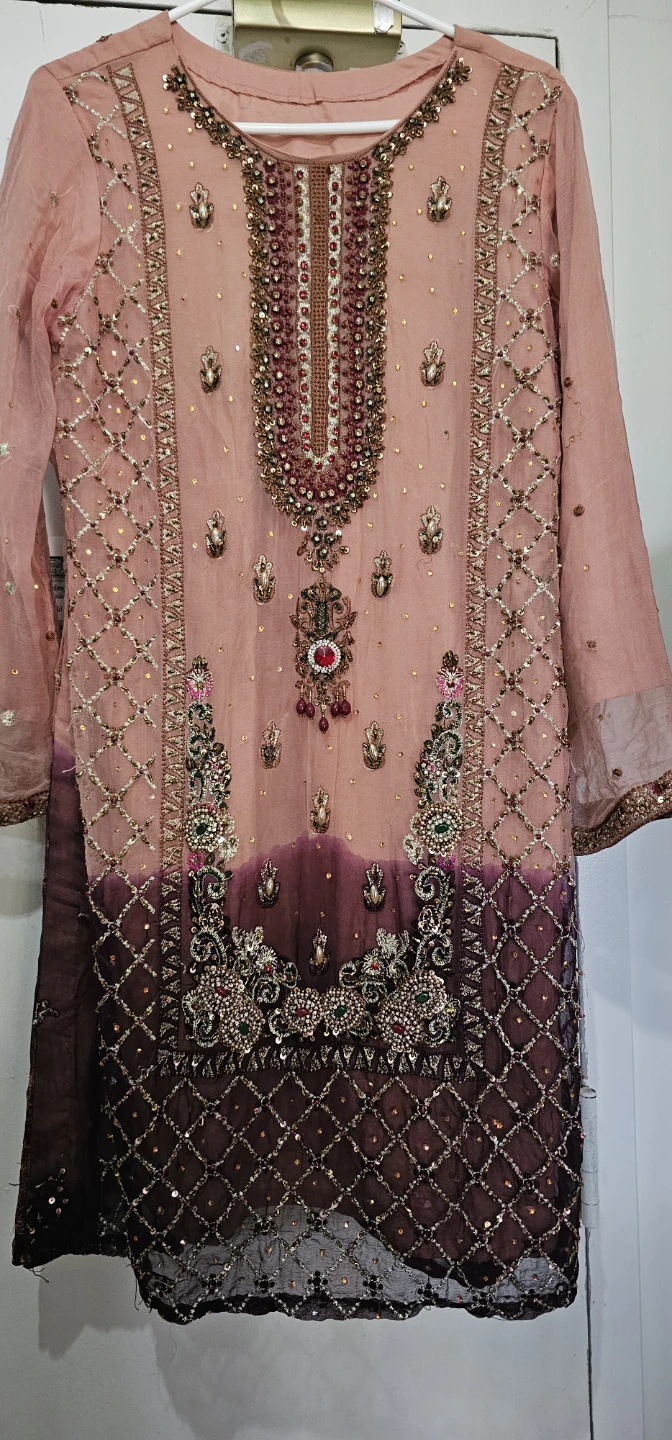 Embroidered Pakistani Salwar Kameez Suit Set