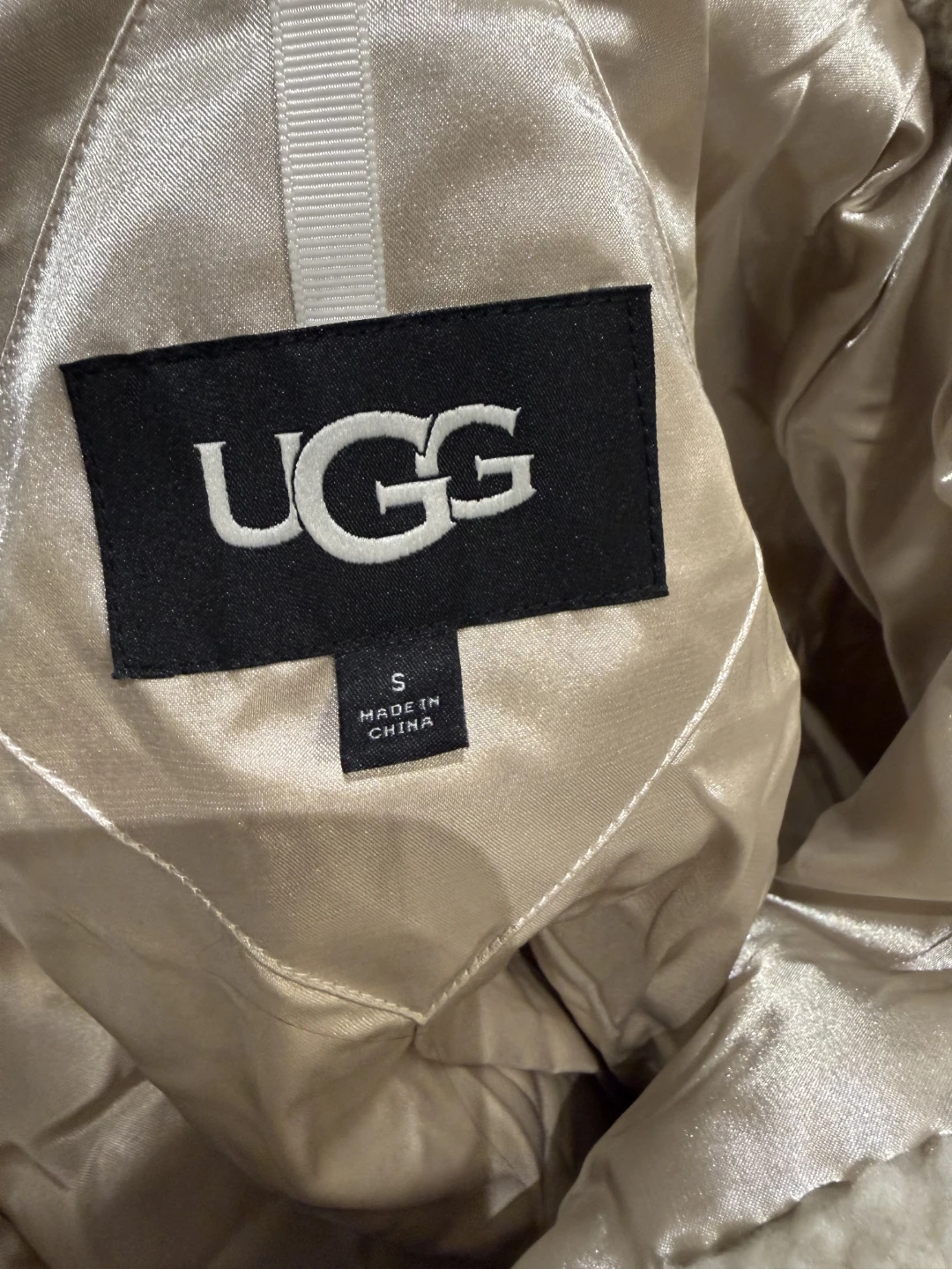 UGG White Sherpa Jacket