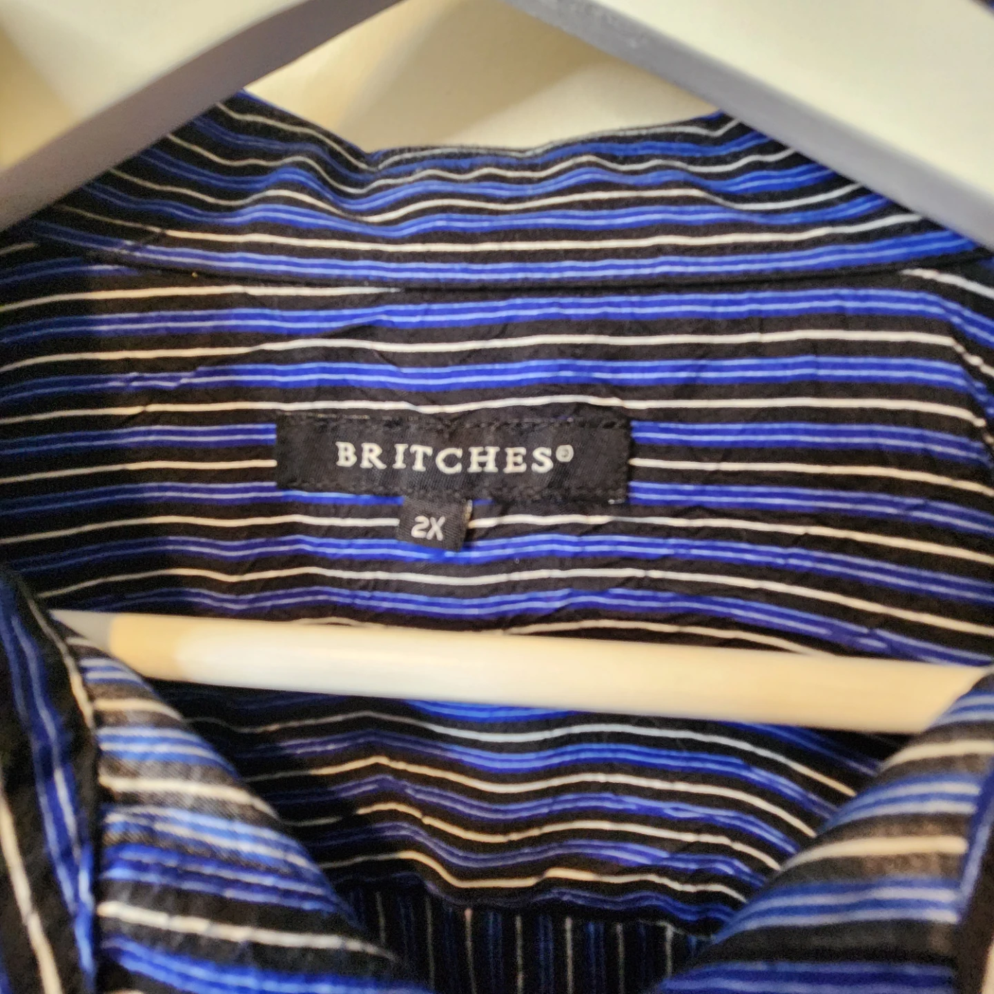 Britches striped long-sleeve button-up shirt - photo 2
