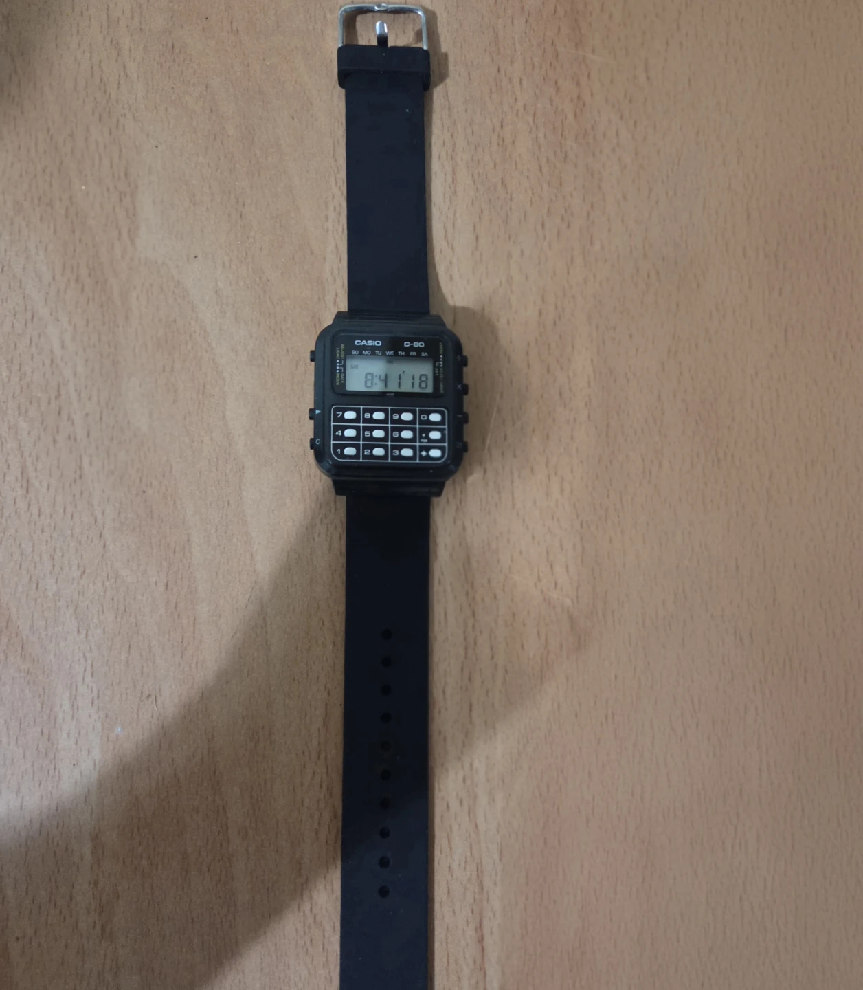 Rare Vintage Casio C-80 Calculator digital Watch - photo 2