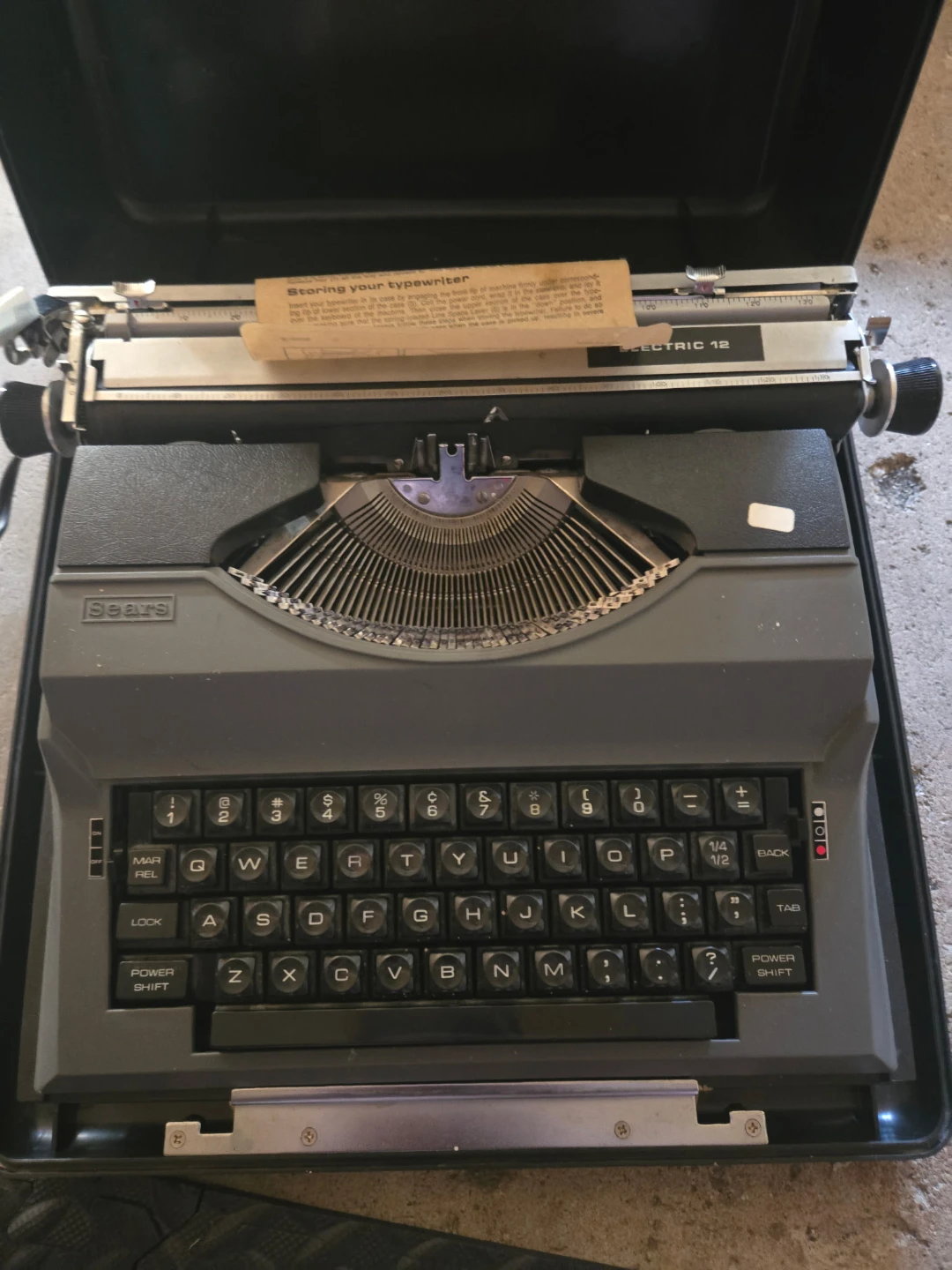 Sears Electric 12 Typewriter