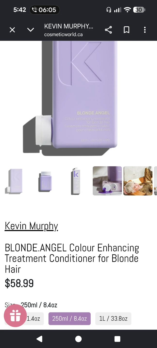 Kevin Murphy BLONDE ANGEL Treatment Conditioner 250 mL