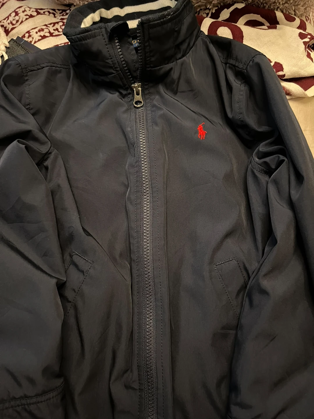 Polo Ralph Lauren Boys Navy Hooded Jacket