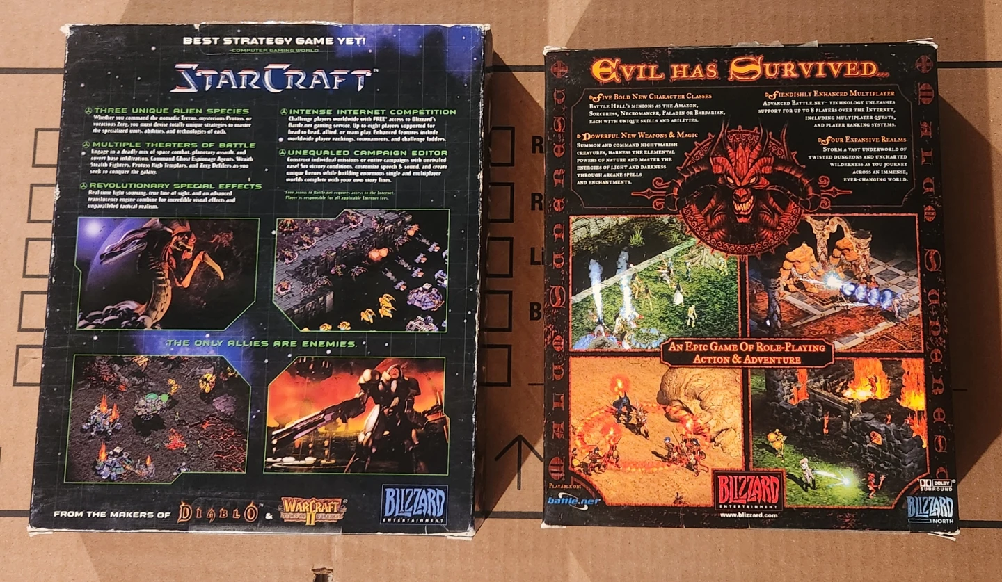 Big box PC Blizzard PC Game Collection: StarCraft and Diablo II - photo 3