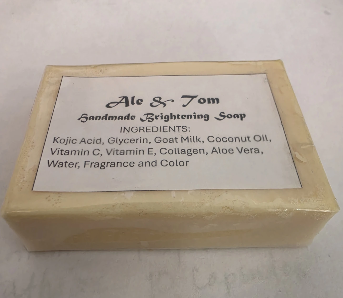 Ale & Tom Handmade Brightening Soap - photo 2