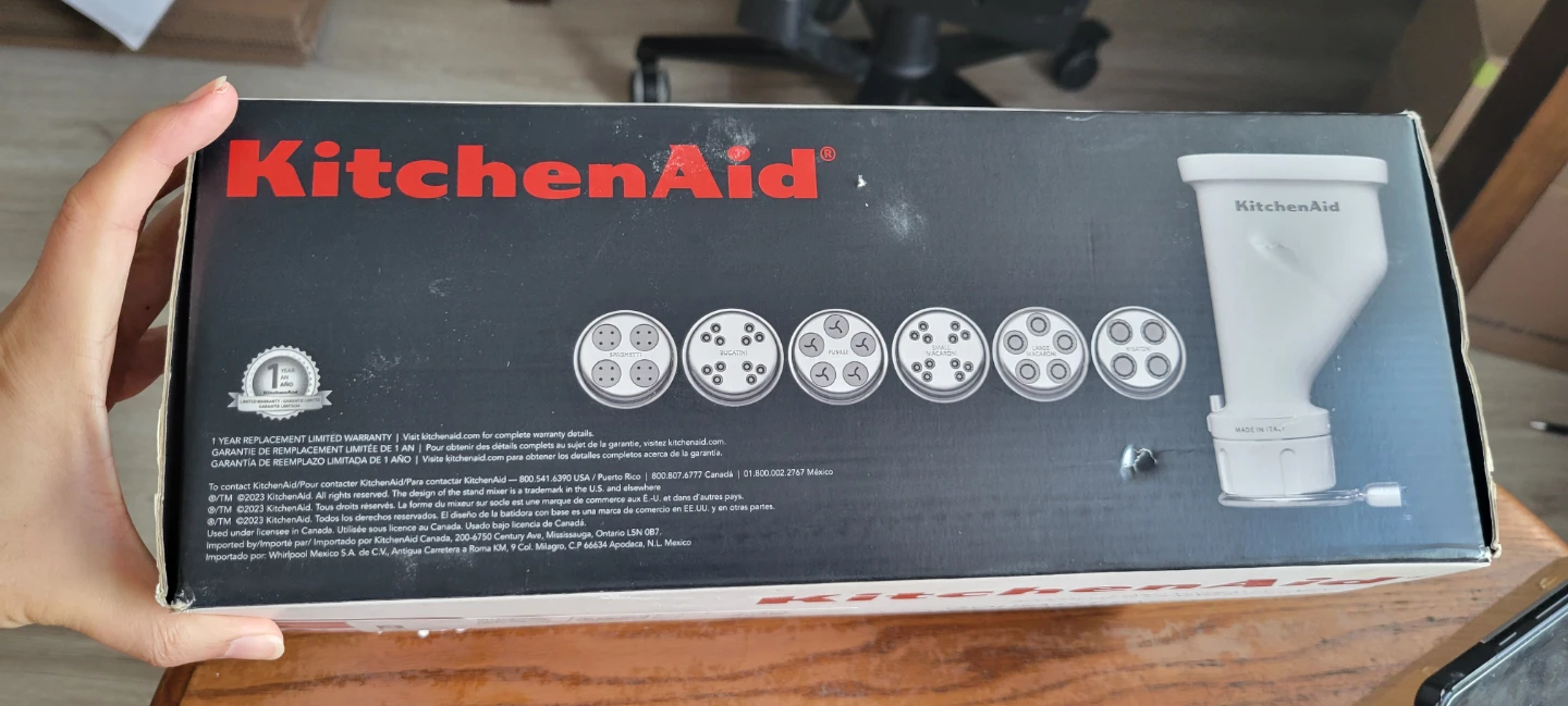 KitchenAid Gourmet Pasta Press Attachment - photo 2