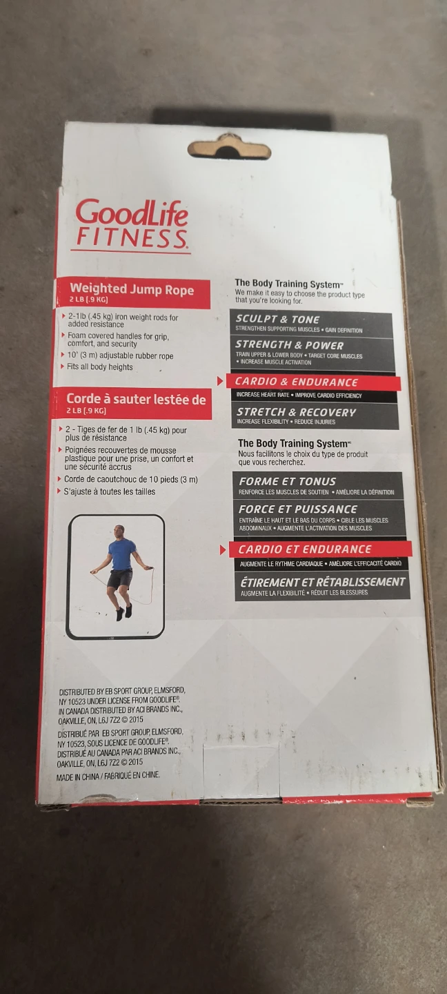 GoodLife Fitness Weighted Jump Rope 2 LB - photo 2