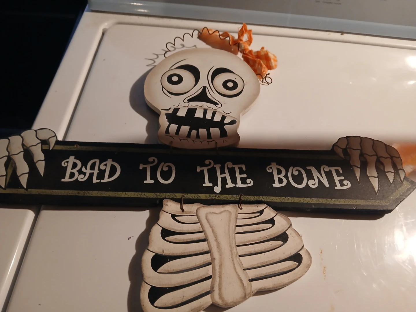 Set of 3 Halloween Decorative Wooden Signs