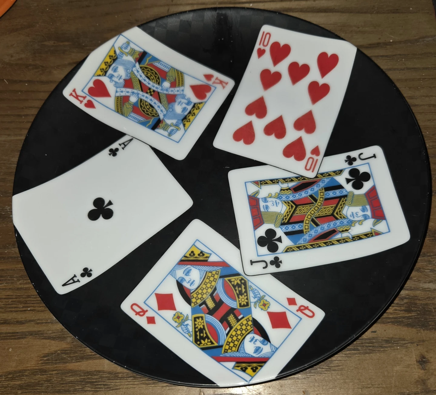 Fitz and Floyd House of Cards Porcelain Plate