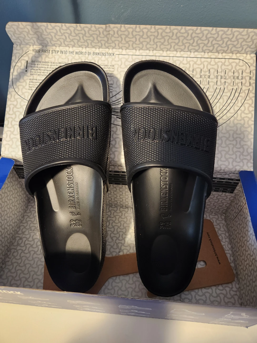 Birkenstock Barbados EVA Slides Black Size 39