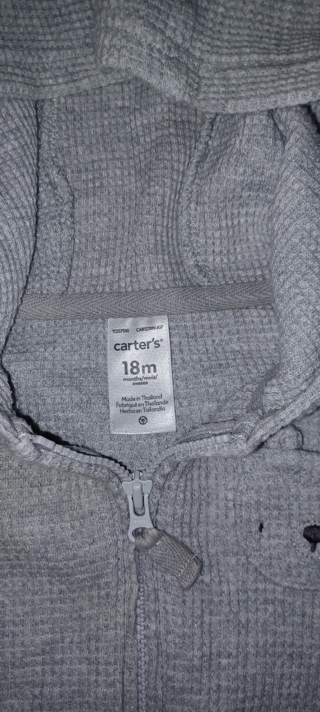 Carter's Gray Hooded Jacket 18m - photo 3