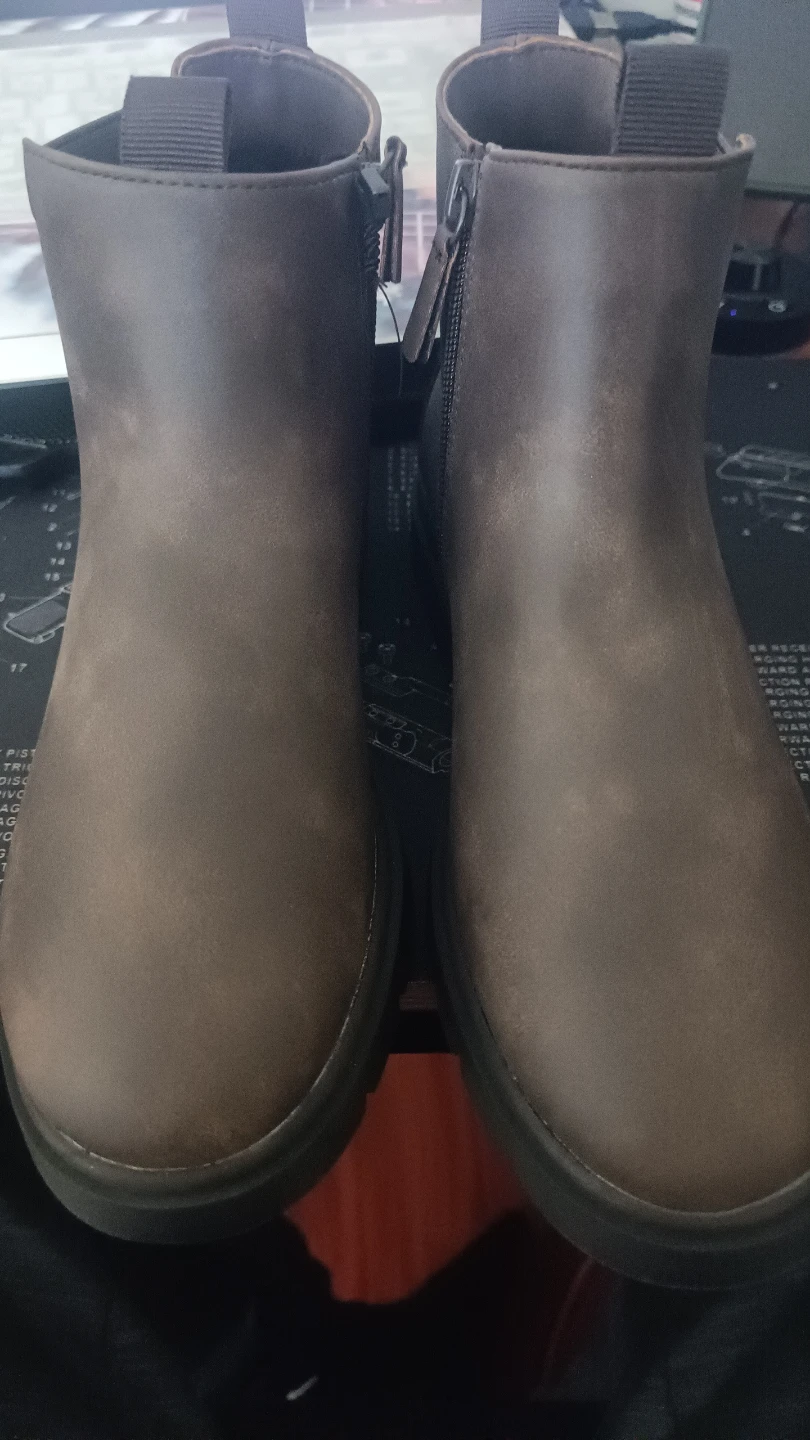Zara Brown Ankle Boots Size 39