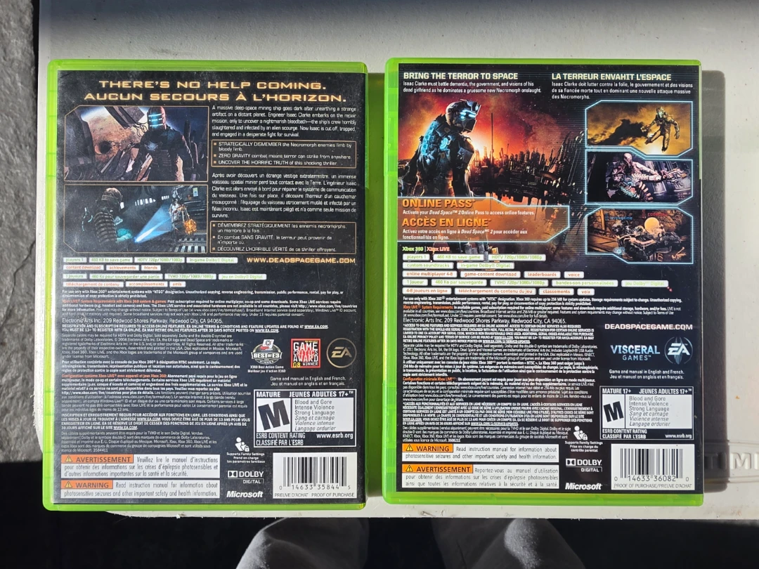 Dead Space and Dead Space 2 Xbox 360 Games - photo 2