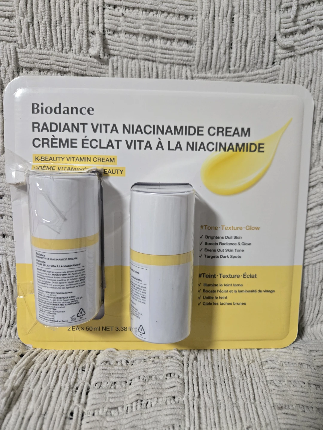 Biodance Radiant Vita Niacinamide Cream 2-Pack