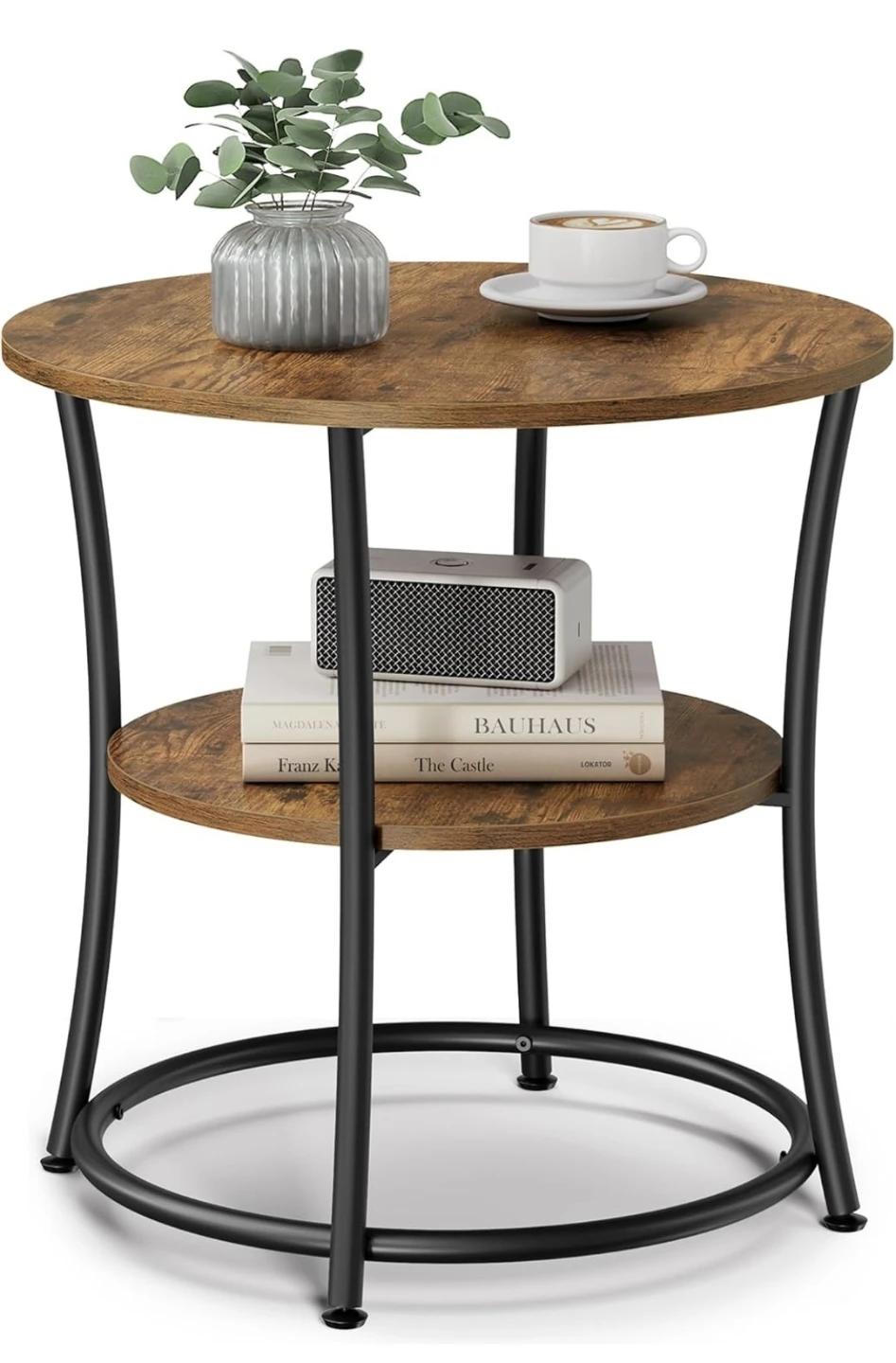 VASAGLE Round Side Table