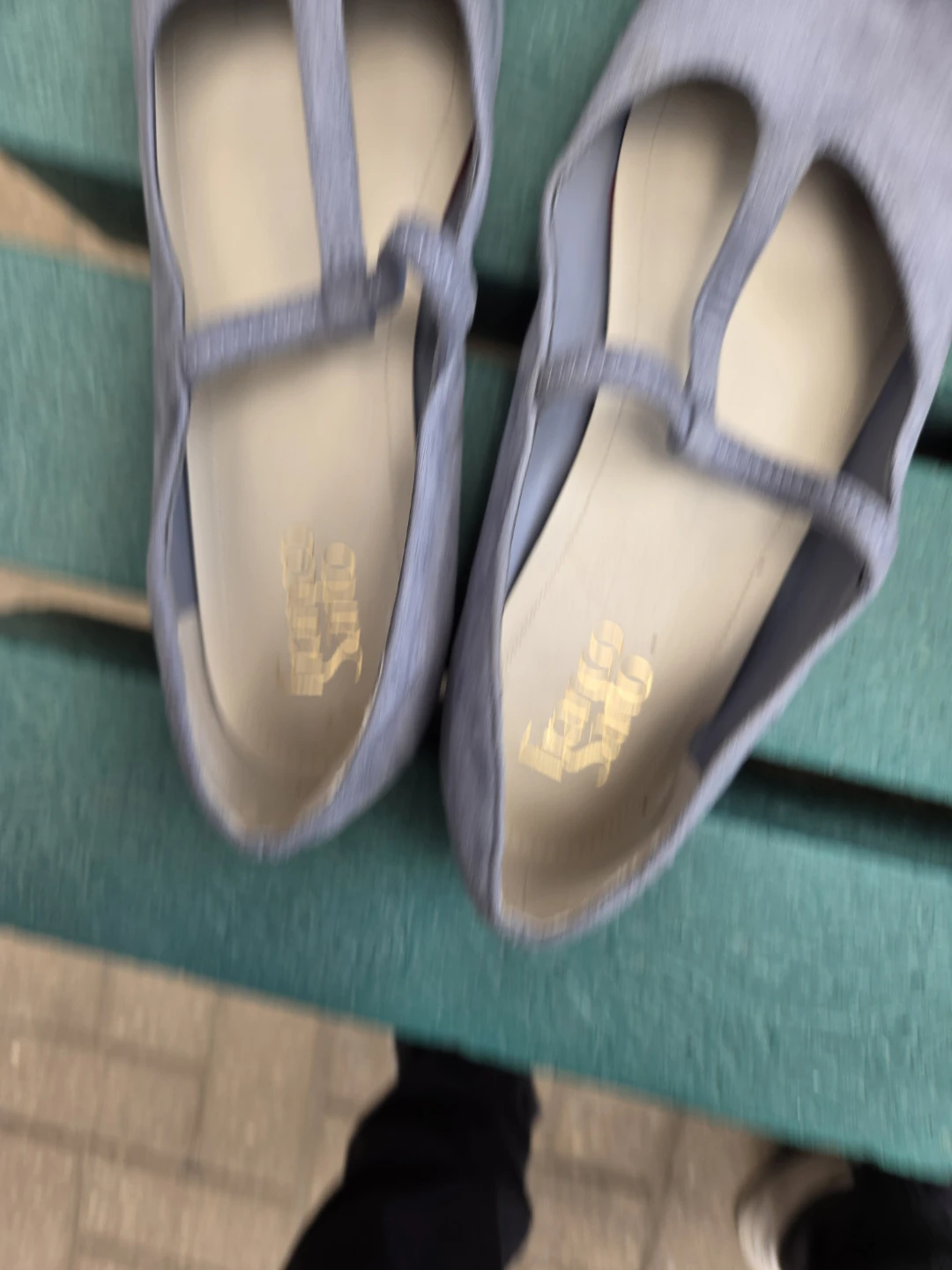 Franco Sarto grey suede ballet flats - photo 2