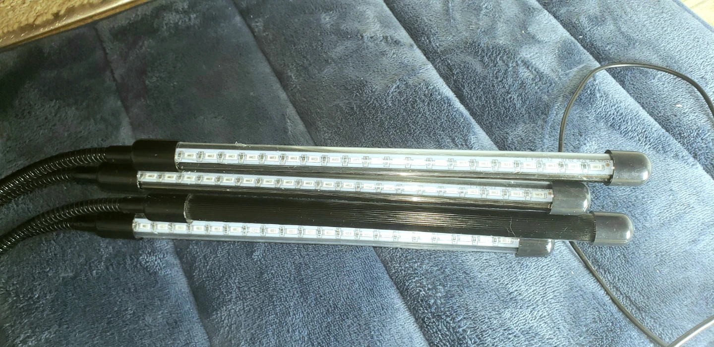 4-Head LED Grow Light Full Spectrum Plant Light with Auto Timer - photo 3