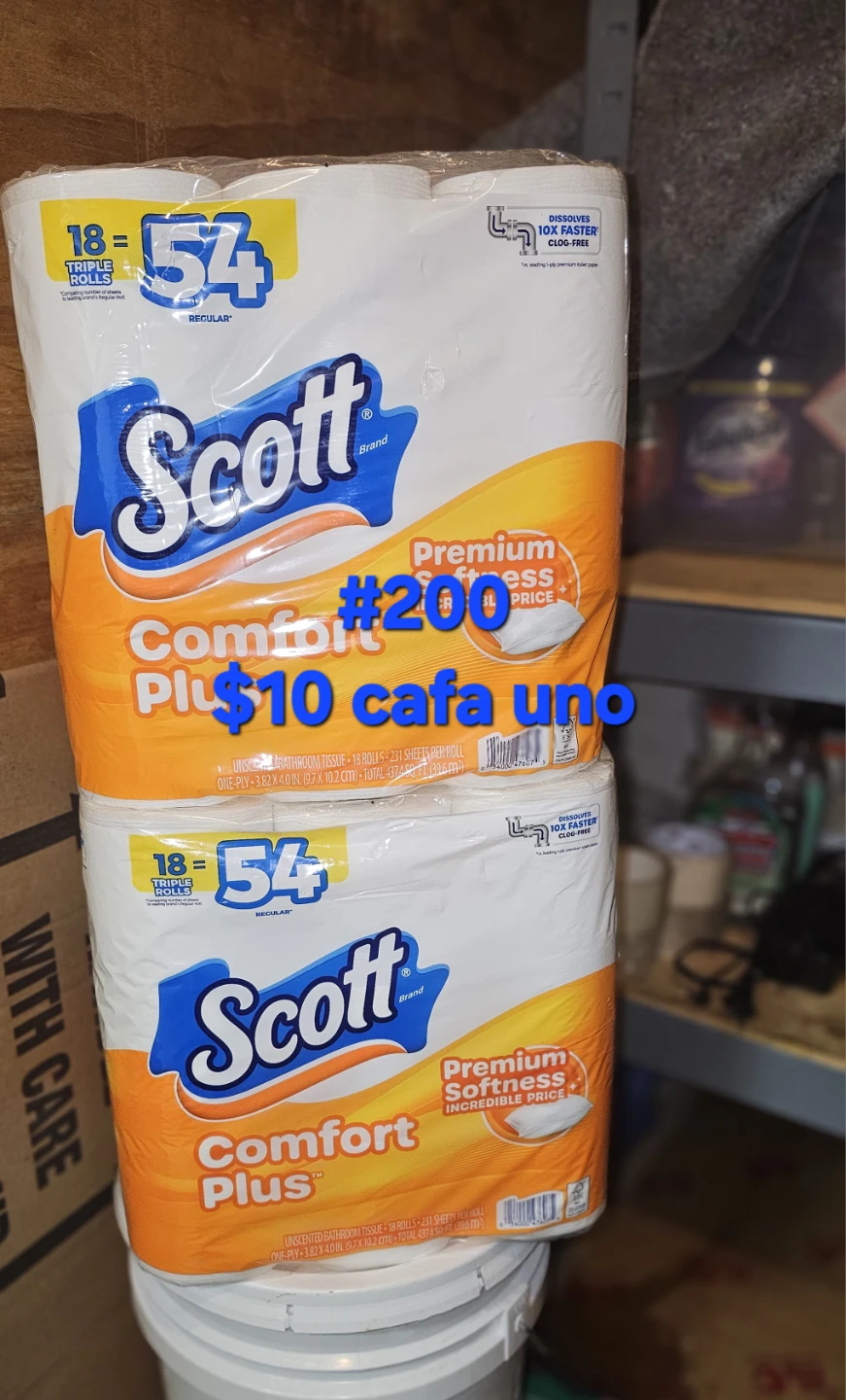 Scott ComfortPlus Bathroom Tissue 18 Triple Rolls