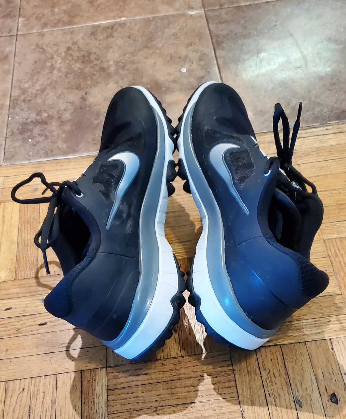 Men's Original Nike  Black Shoes Size 11 - photo 3