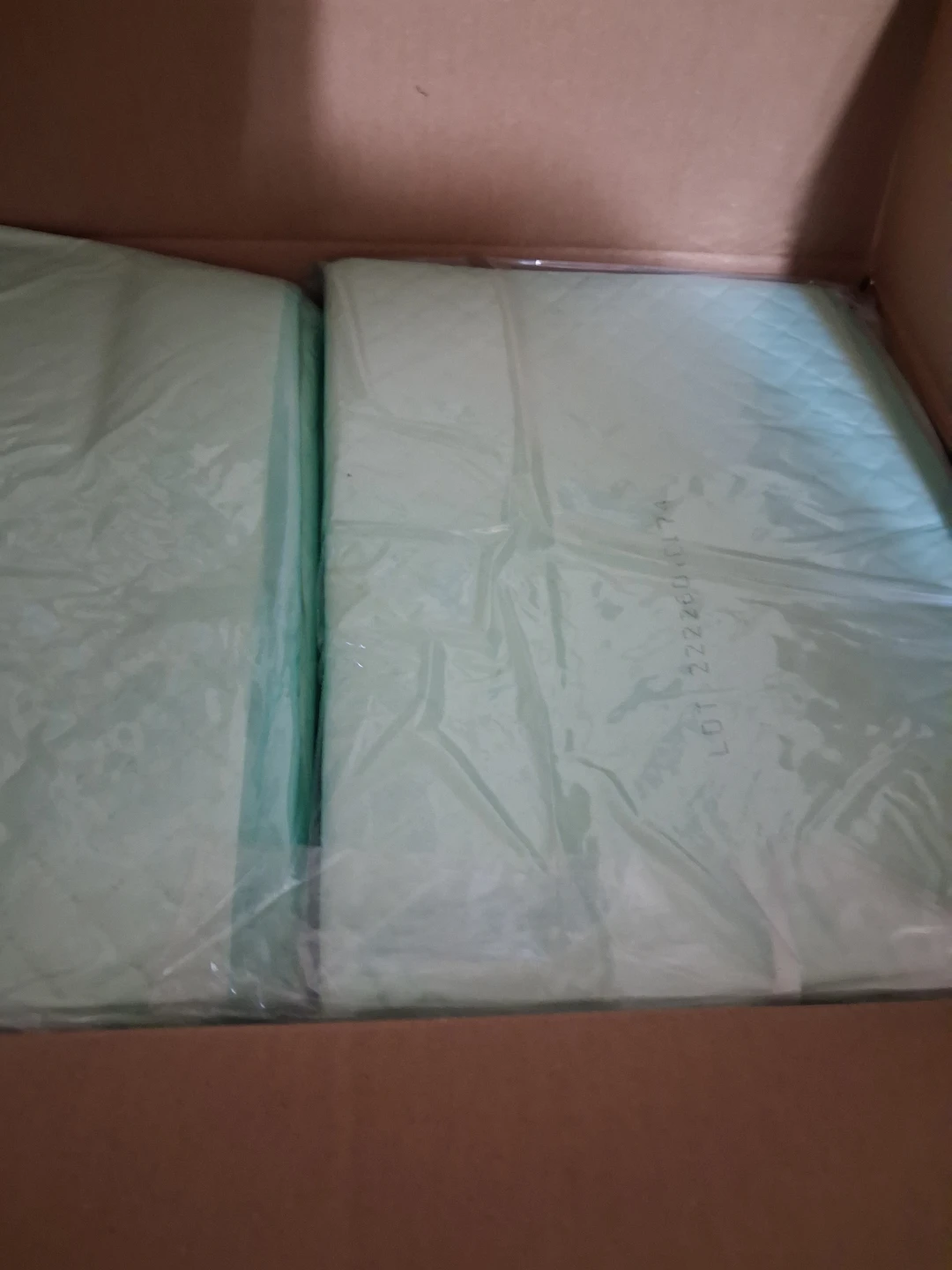 Quilted Green Fabric Inserts