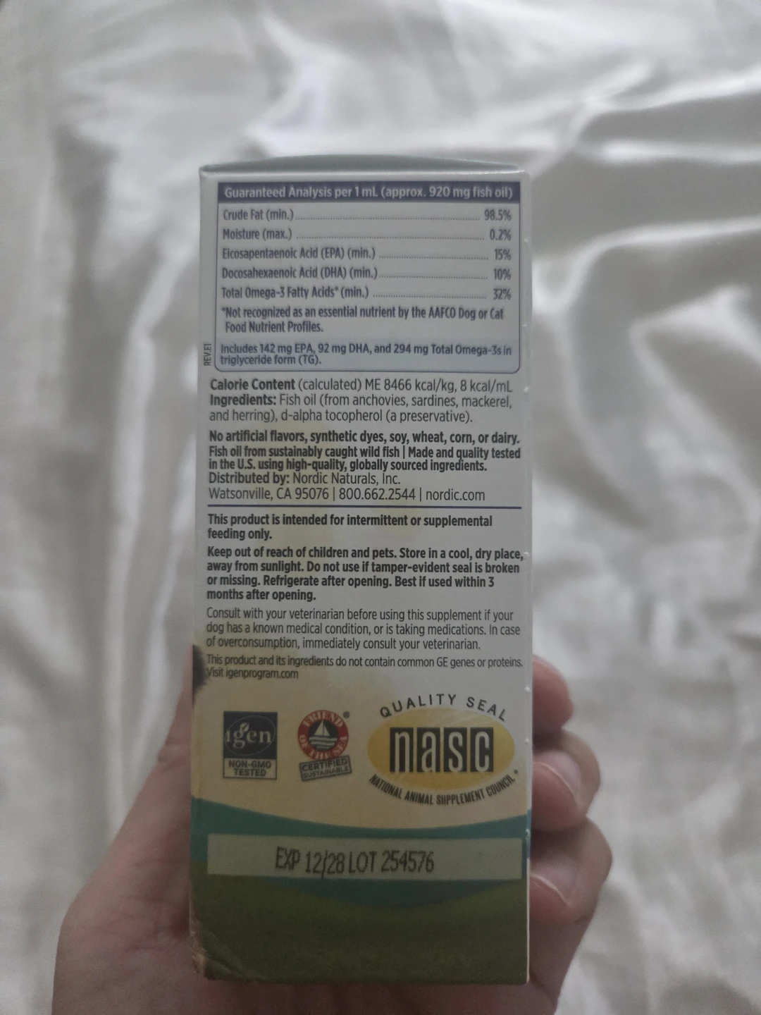 Nordic Naturals Omega-3 Pet 60ml - photo 2