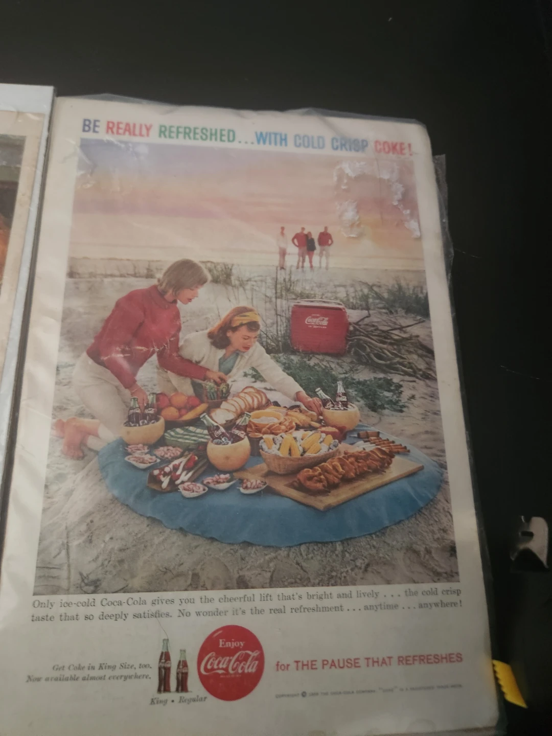 Set of 2 Vintage Coca-Cola Advertisements - photo 3