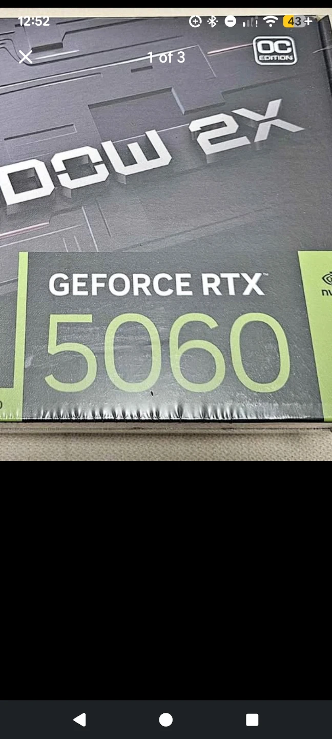 MSI GeForce RTX 5060 8G Shadow 2X OC Graphics Card - photo 3