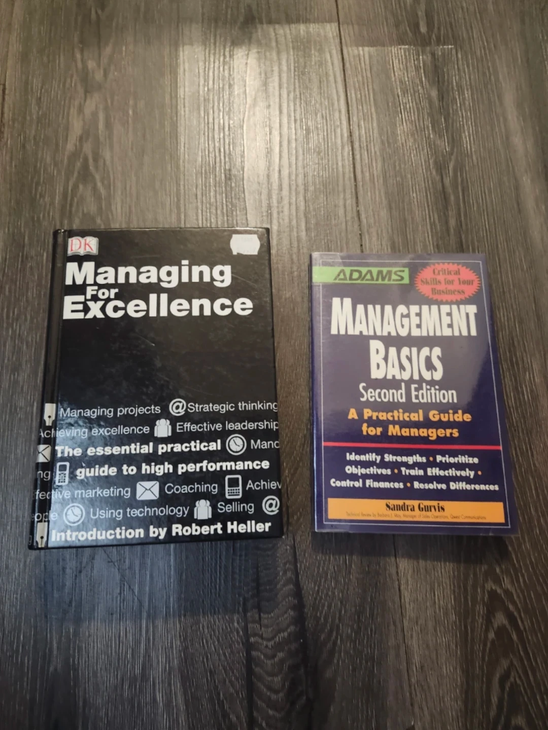Two Management Books: Managing for Excellence & Basics