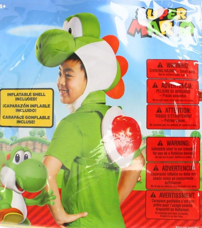Super Mario Yoshi Costume Kit