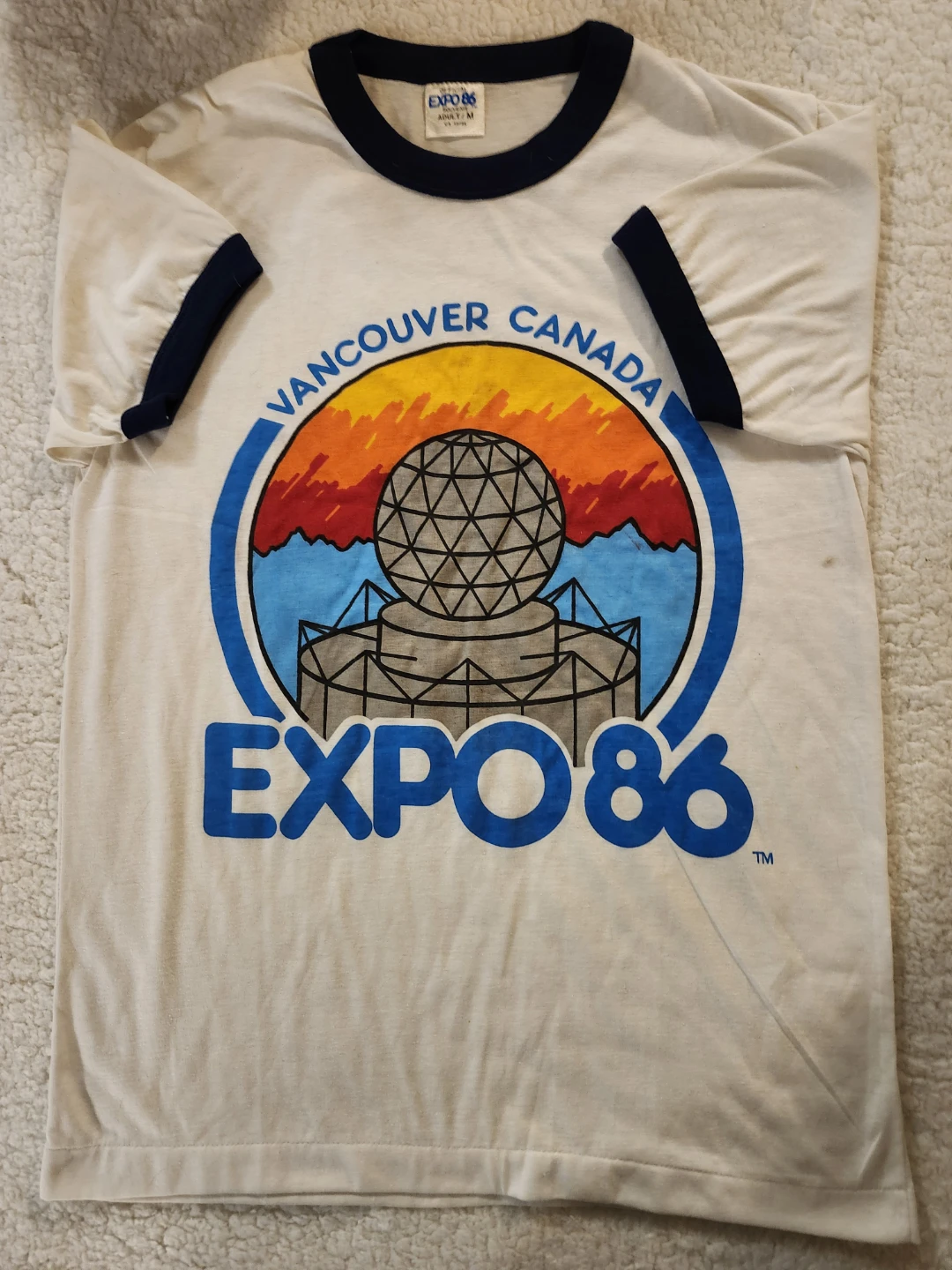 Vintage Expo 86 Vancouver Ringer T-Shirt