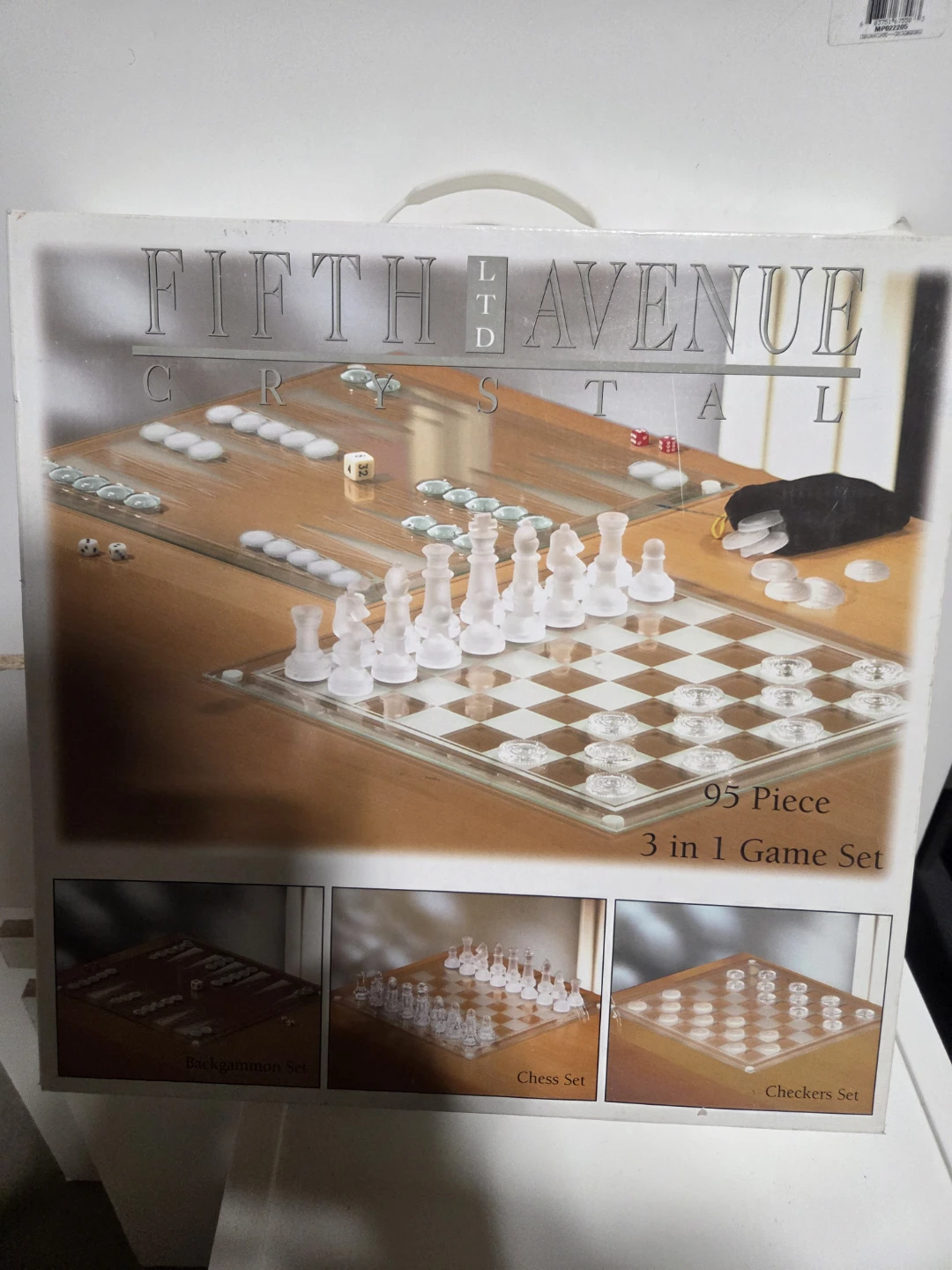 Fifth Avenue Crystal 3 in 1 Game Set