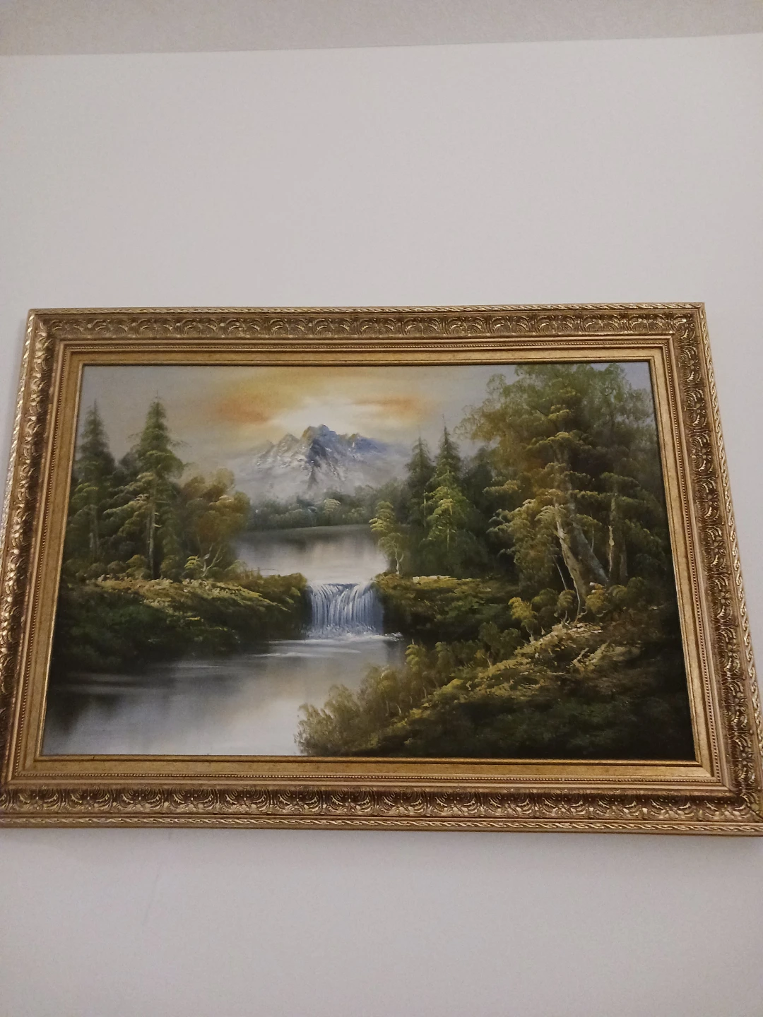 Oil Painting Golden frame length 43 inches